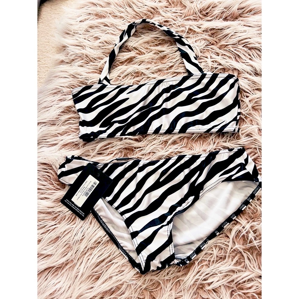 PLT Zebra Two-Piece Bikini